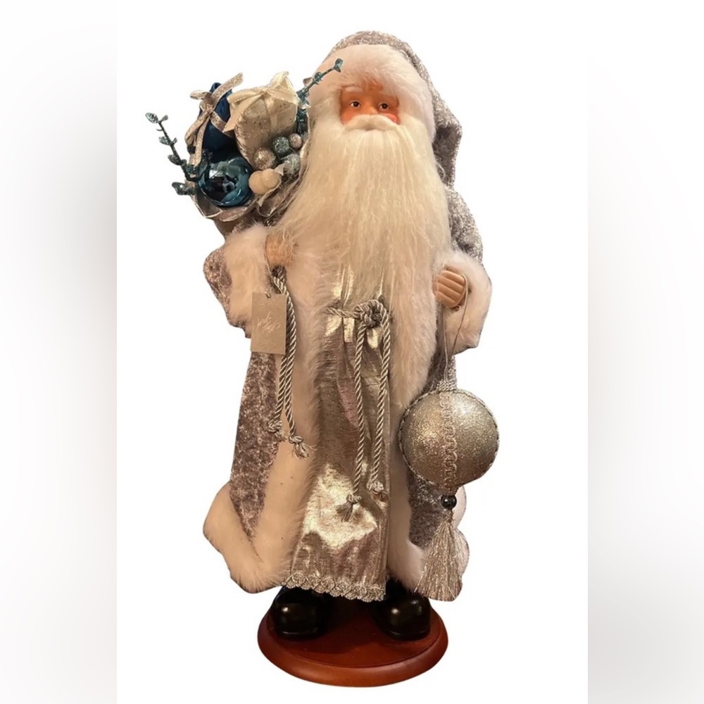 Lord & Taylor Father Christmas, Santa Claus Velvet Overcoat